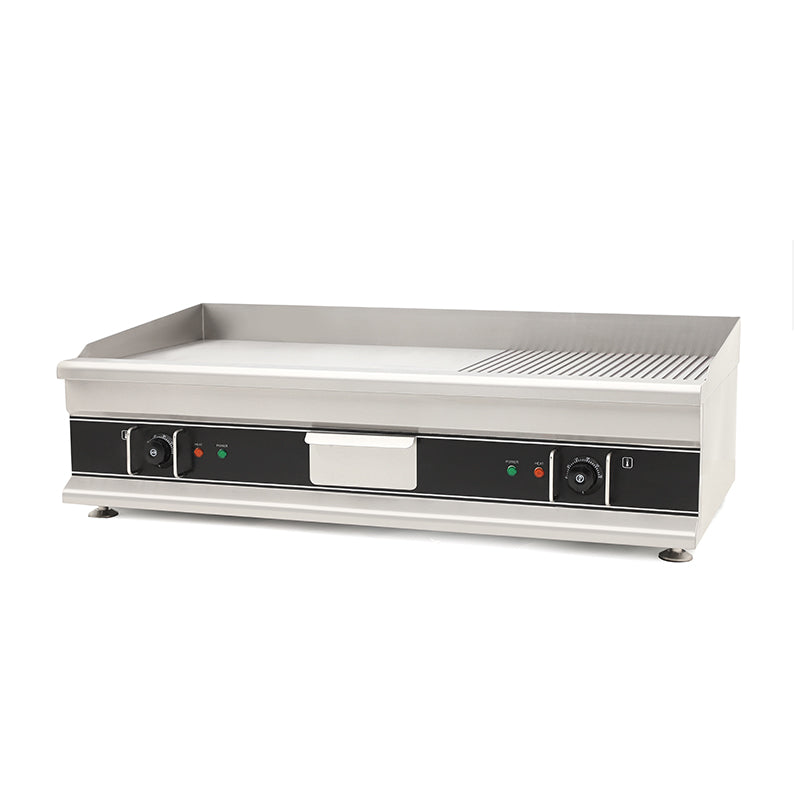 TONY's ELECTRIC GRIDDLE 1000X520X310 12MM Smooth/Ribbed 6KW.Product Ref:00635.MODEL:GDEG1000-2.š 2-3 Days Delivery