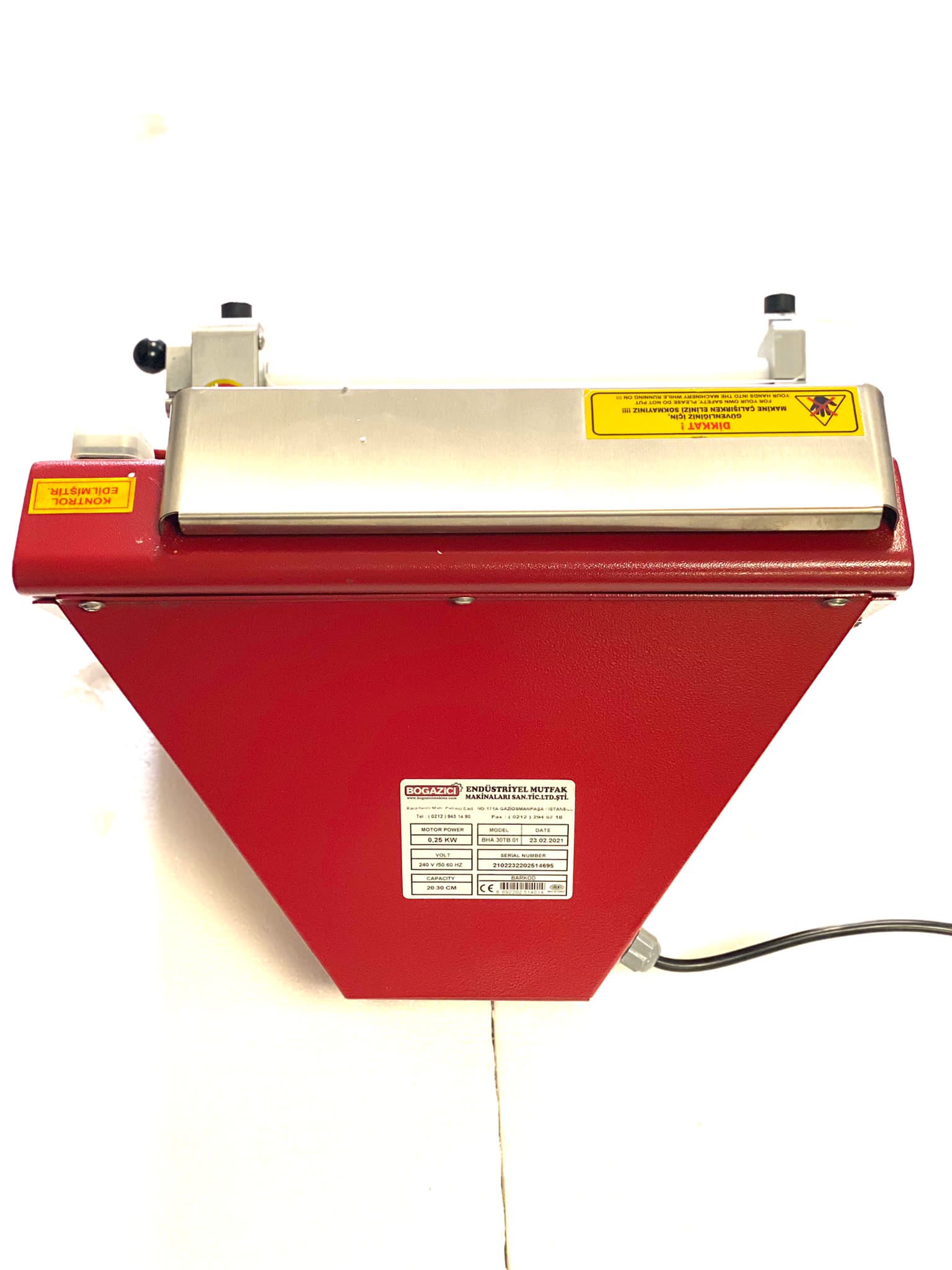 12""30cm Single, Dough Rolling Machine.Product ref:00017.