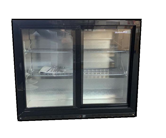 BACK BAR FRIDGE 2 SLIDING DOOR .Product Ref:00652.MODEL:BBD-230S/IN STOCK