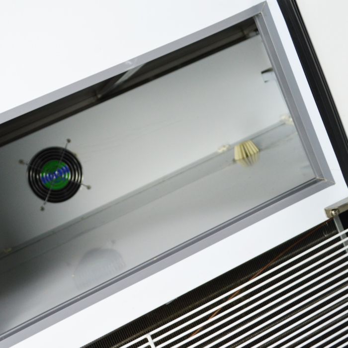 Blizzard BCG130WH White Serve Over Counter with Curved Display Glass.Product Ref:00625.Model:BCG130WH . π 3-5 Days Delivery