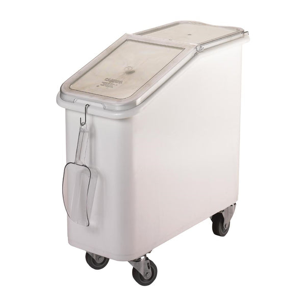Mobile Ingredient Bin White 81Ltr.Product Ref00730.ModelDB125. 🚚 57