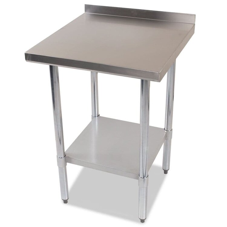 Stainless Steel Table with Backsplash -600x900x600m.Product ref:00353.