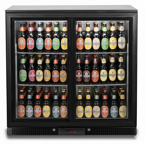 Prodis NT2BSLO-LE Low Energy - Low Profile Double Sliding Door Bottle Cooler.Product Ref:00870.Model:NT2BSLO-LE. 🚚 1-3 Days Delivery