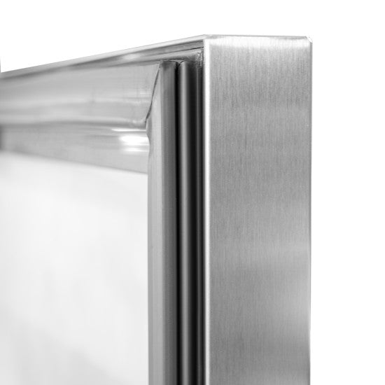 Prodis NT2ST-LE Stainless Steel Double Door Bottle Cooler.Product Ref:00168.Model:NT2ST-LE. 🚚 3-5 Days Delivery