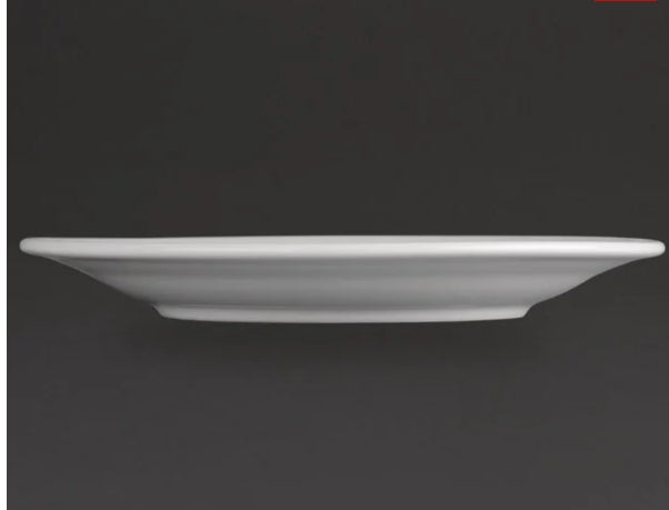 Olympia Athena Wide Rimmed Plates 165mm/6 1/2