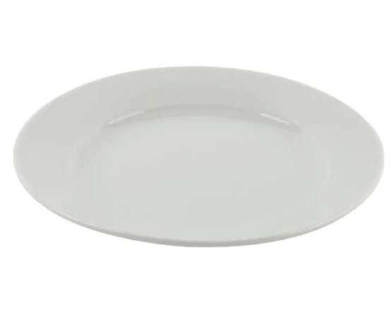 Olympia Athena Wide Rimmed Plates 165mm/6 1/2" White (12 Pack) - Product Ref:00860.MODEL:CC206 🚚 1-3 Days Delivery