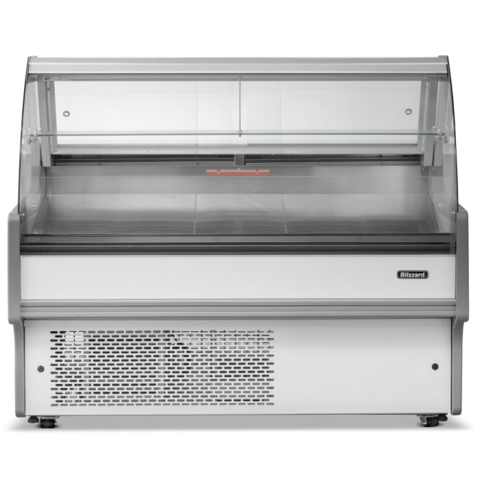 Blizzard BCG130WH White Serve Over Counter with Curved Display Glass.Product Ref:00625.Model:BCG130WHV2 . 🚚 3-5 Days Delivery