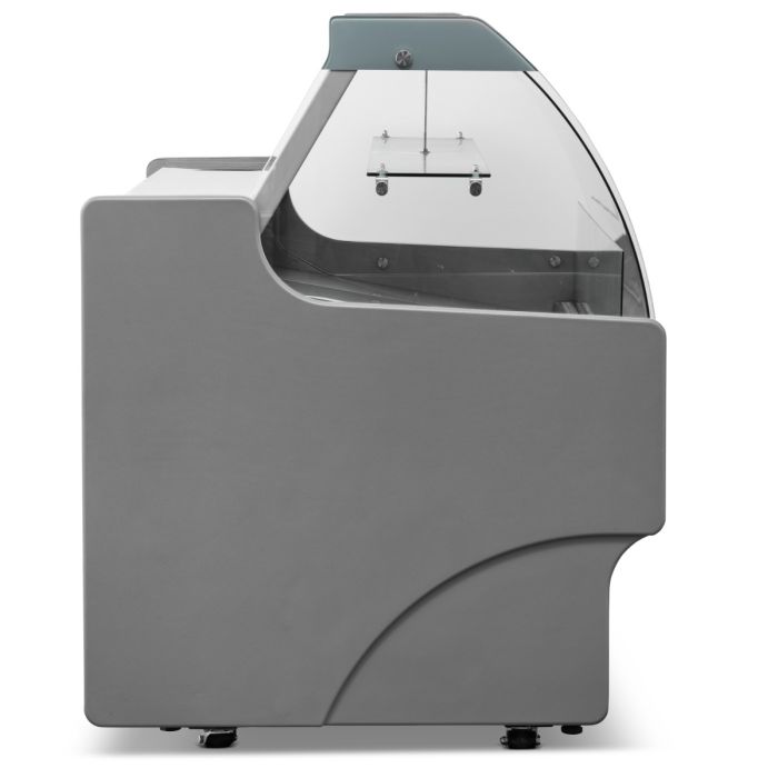 Blizzard BCG130WH White Serve Over Counter with Curved Display Glass.Product Ref:00625.Model:BCG130WHV2 . 🚚 3-5 Days Delivery