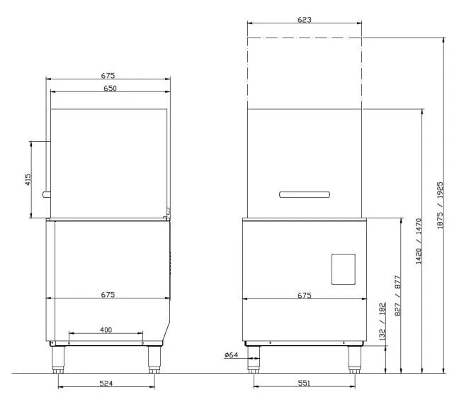 BLIZZARD Storm Passthrough Dishwasher Product Ref:00755.Model:STORM100BTDP. 🚚 3-5 Days Delivery