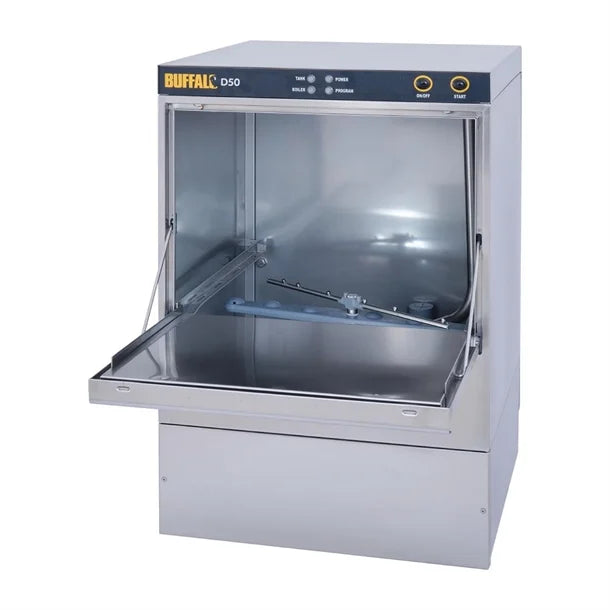 Buffalo Undercounter Dishwasher with Drain Pump 500m x 500mm Baskets 120 second cycle .Product Ref:00749.Model:DW319 . 🚚 3-5 Days Delivery