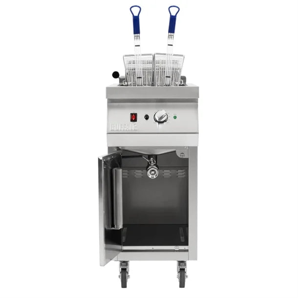 Buffalo Electric Freestanding Fryer 12kW :Product Ref:00861.Model:HU198  🚚 3-5 Days Delivery
