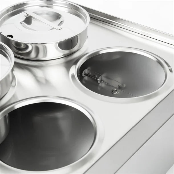 Lincat Silverlink 600 Bain Marie BS4W:Product Ref:00863.MODEL: BS4W🚚 2-5 Days Delivery