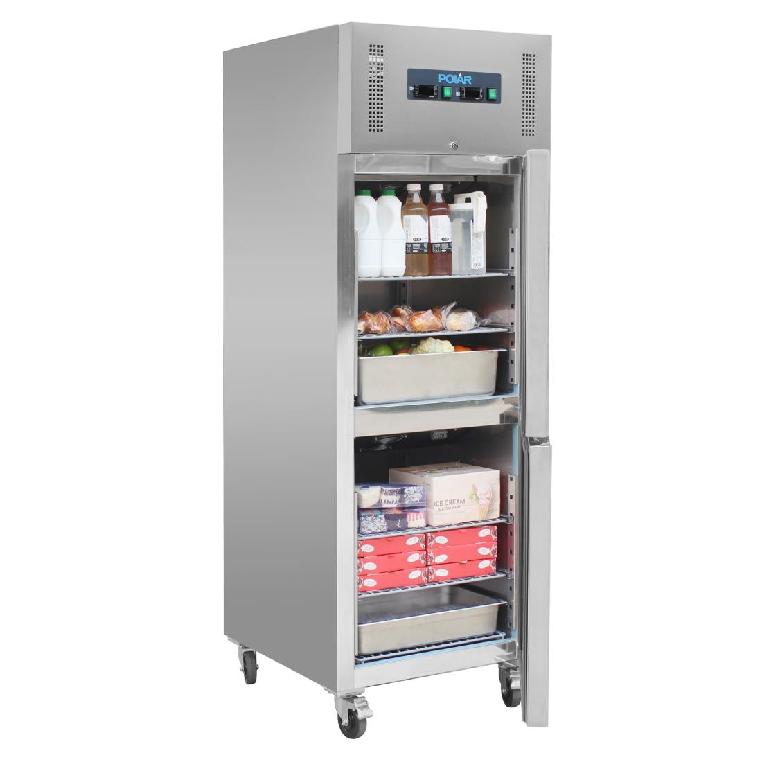 Polar U-Series Fridge Freezer 600Ltr- Product Ref:00818.Model:UA025. 🚚 3-5 Days Delivery