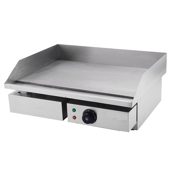 Electric Countertop Griddle - Single Flat Top 55mm.Product ref:00454.MODEL:ft-818.🚚 1-3 Days Delivery