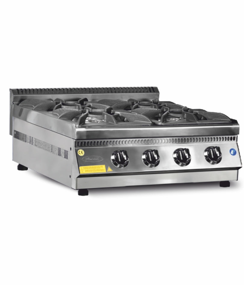 COMMERCIAL -GAS Boiling Top 4 Burners.Product ref:00222.