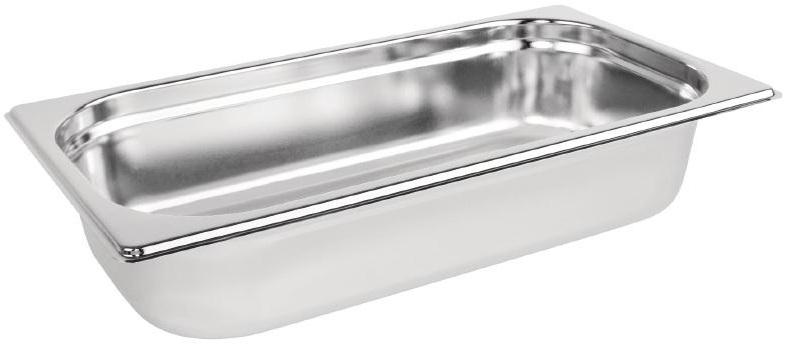 Stainless Steel Gastronorm Pan GN 1/3 65mm .Product ref:00273.IN STOCK