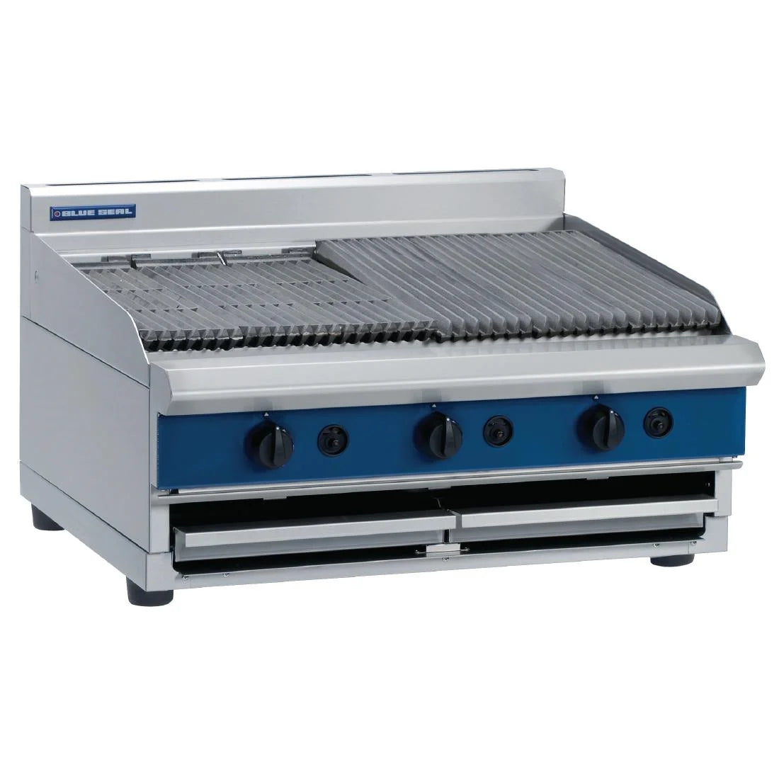 Blue Seal Countertop Chargrill Natural Gas G596 B.Product ref:00360.Model:G596B. 🚚 3-5 Days Delivery