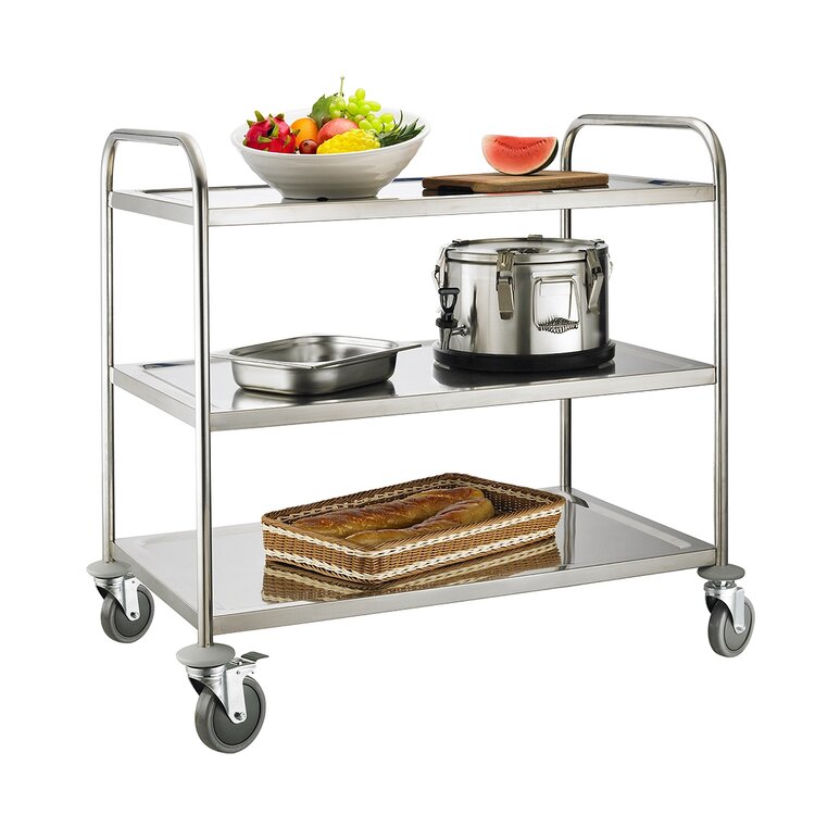 Service Trolley 3 Tier With Round Tube.Product ref:00296.