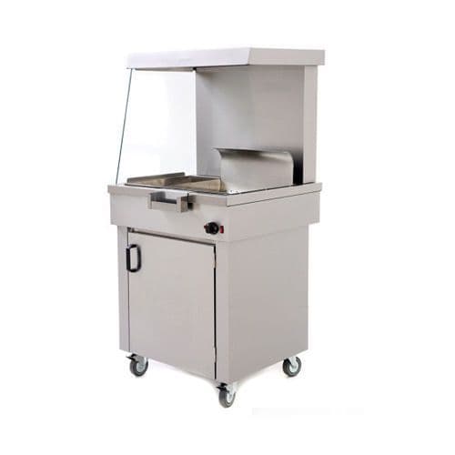 Archway CS2/E Heated Electric Chip Scuttle With Storage Cupboard.Product ref:00086.MODEL:CS2/E.🚚 5-7 Days Delivery
