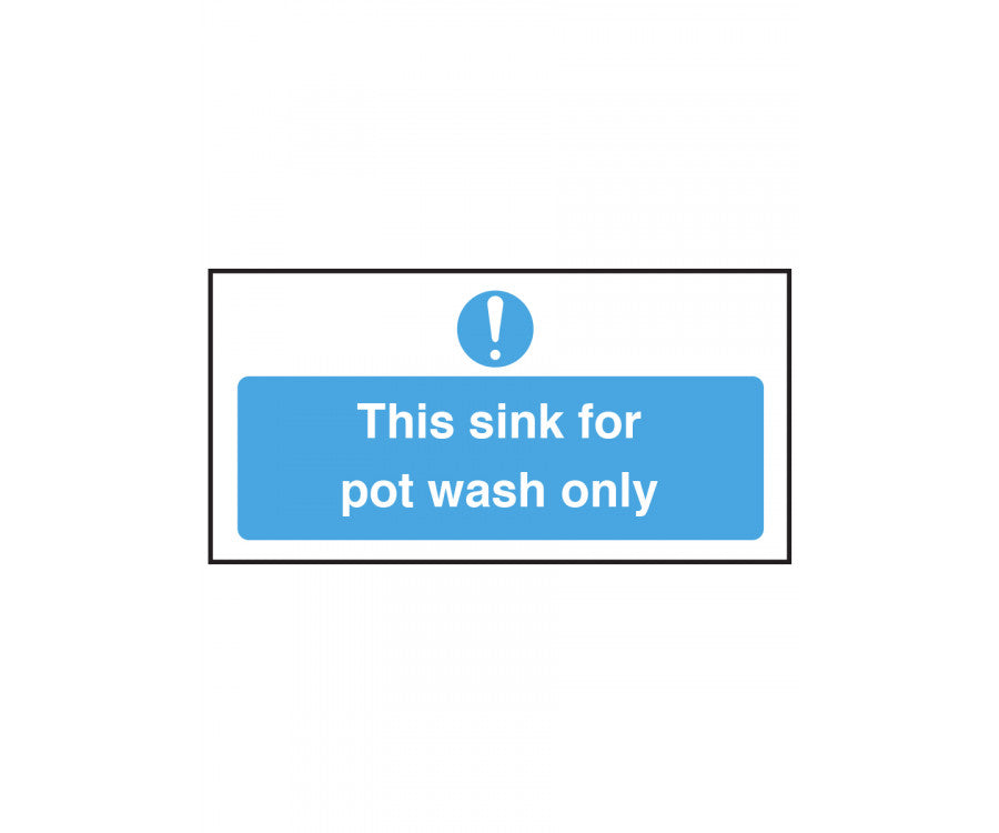 This Sink is for Pot Wash Only Notice.Product Ref:00534. 🚚 1-3 Days Delivery