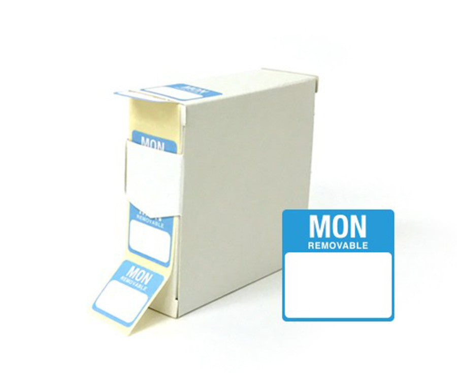 Monday 25x25mm Food Labels .Product Ref:00725. 🚚 1-3 Days Delivery