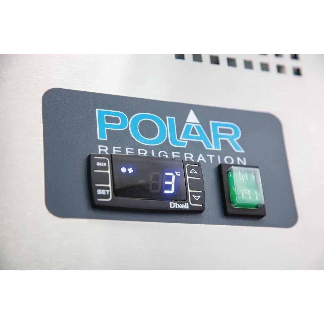 Polar U-Series Triple Door Refrigerated Gastronorm Saladette Counter.Product Ref:00683.Model:CT394. 🚚 5-7 Days Delivery