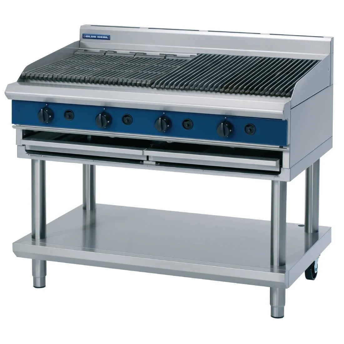 Blue Seal Evolution Chargrill with Leg Stand 1200mm.Product Ref:00706.Model:G598-LS/N. 🚚 3-5 Days Delivery