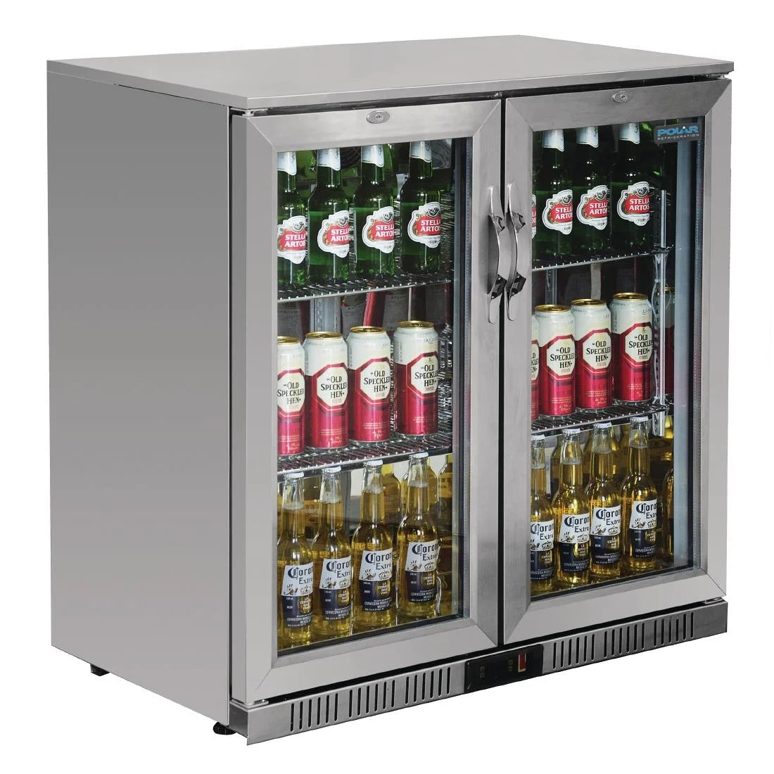 Polar GL008 Back Bar Cooler with Hinged Doors Stainless Steel 208Ltr.Product Ref:00596.Model: GL008. 🚚 1-3 Days Delivery