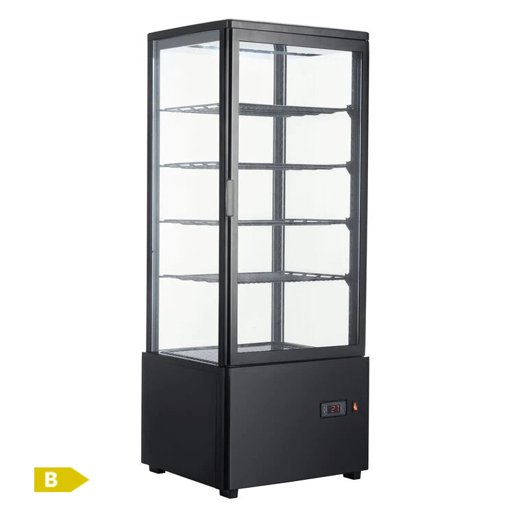 Refrigerated Display case 4 grids 98 litres Black .Product ref:00292.