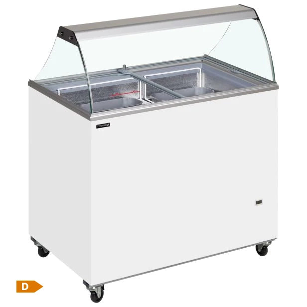 Tefcold SCE Canopy Range Scoop Ice Cream Display.Product Ref:00406.MODEL:IC300SCE-🚚 3-5 Days Delivery