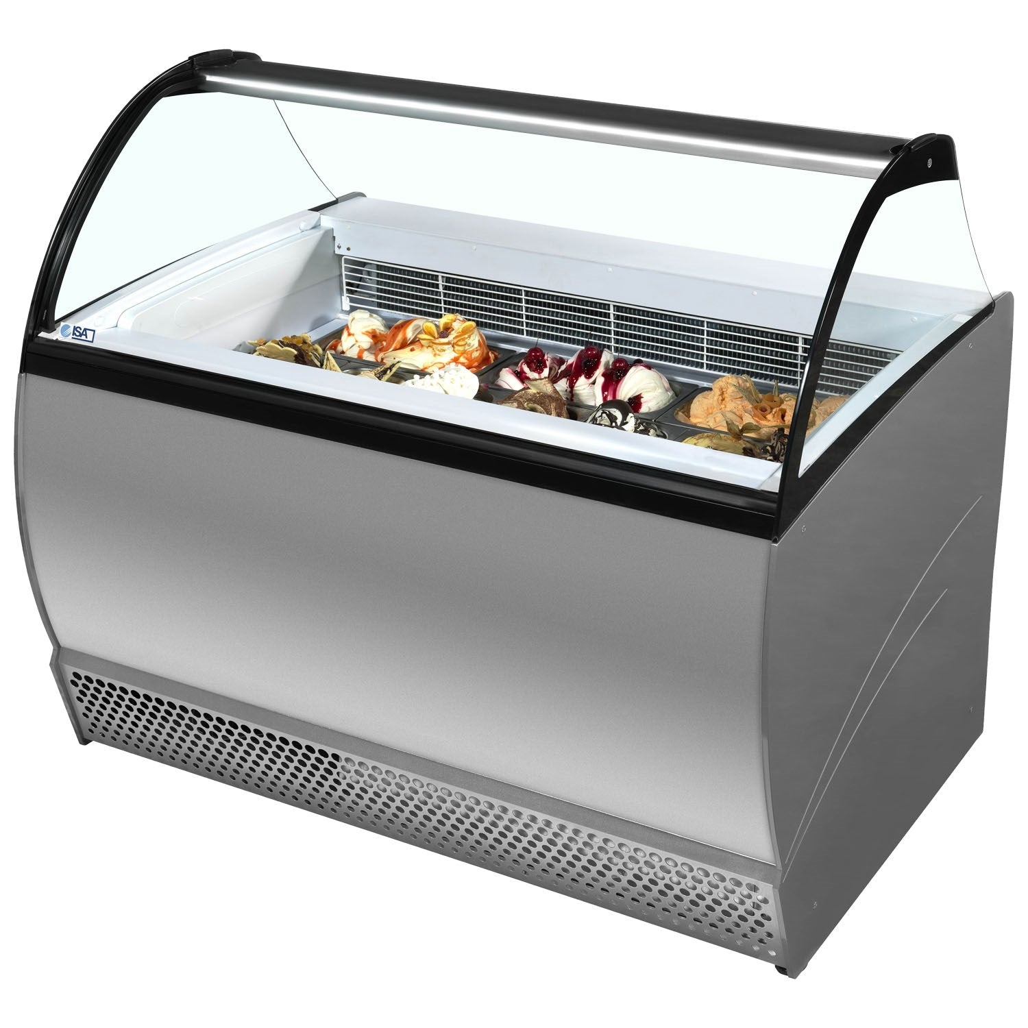 ISA ISABELLA 10LX Scoop Ice Cream Display Grey 1317mm wide.Product ref:00413.MODEL:ISABELLA 10LX Grey.🚚 3-5 Days Delivery