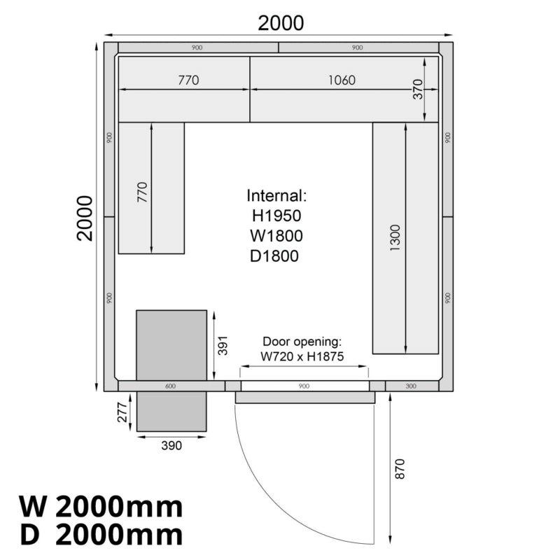 Tefcold ME2020C Coldroom.Product Ref:00598.Model: ME2020C. 🚚 2-5 Days Delivery