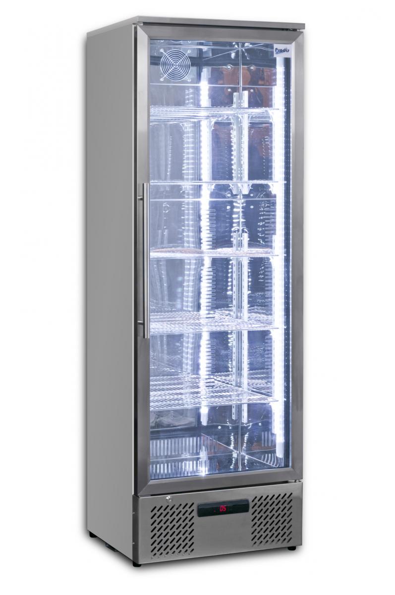 PRODIS NT10ST-HC SINGLE DOOR STAINLESS STEEL FINISH UPRIGHT BOTTLE COOLER.Product ref:00169.Model NT10ST-HC.🚚 3-5 Days Delivery