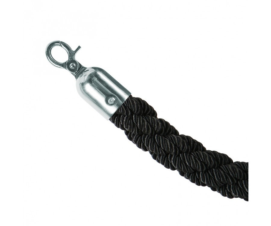 Black 1.5 metre Twisted Rope - RBS008 BLACK.Product Ref:00743. 🚚 5-7 Days Delivery